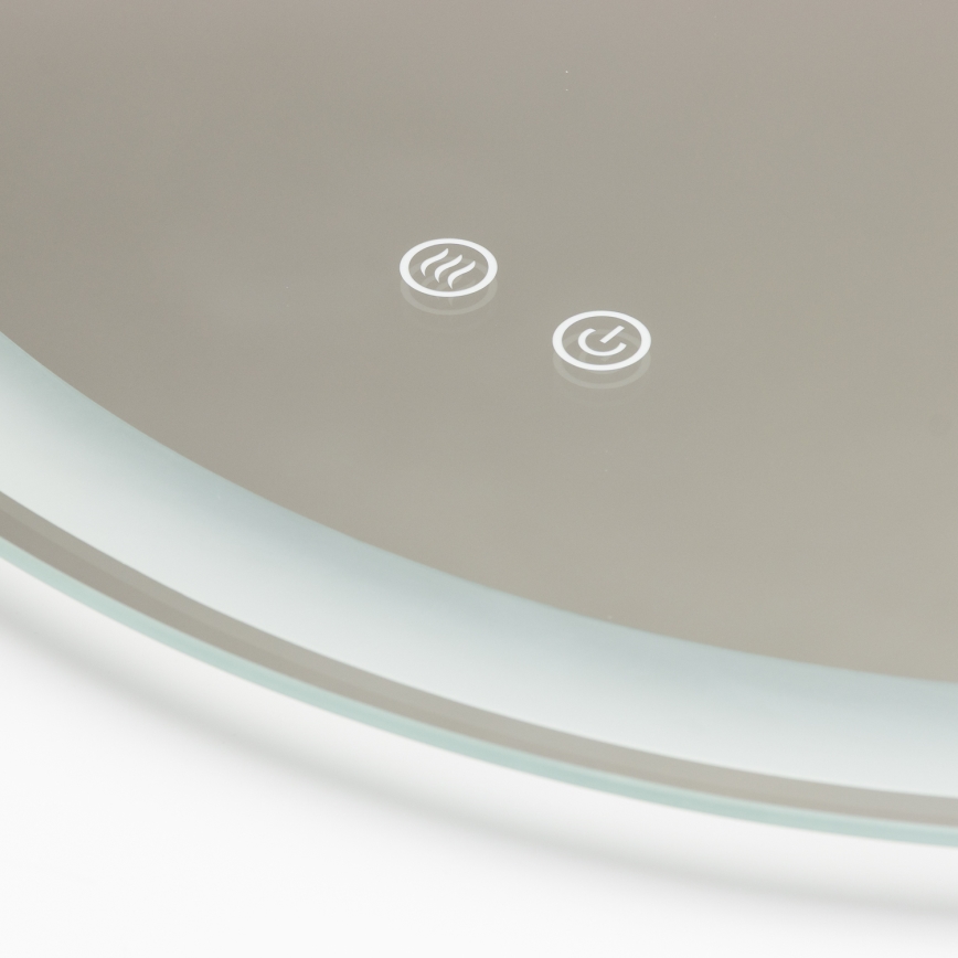 Brilagi - LED-дзеркало для ванної кімнати з підігрівом і регульованою підсвіткою AVA ECO LED/11,5W/230V діам. 60 см 3000/4000/6500K IP44 CRI 90