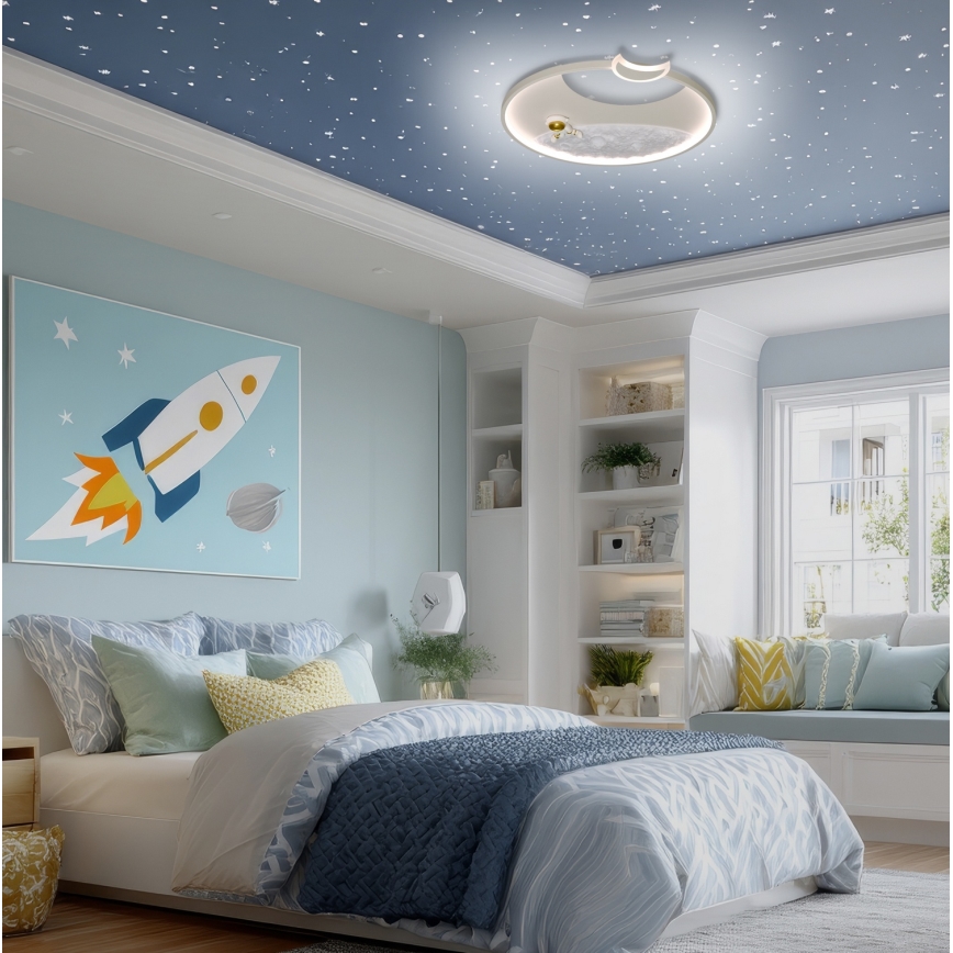 Brilagi - Світлодіодний регульований стельовий світильник ASTRO LED/20W/230V 3000-6000K + дистанційне керування