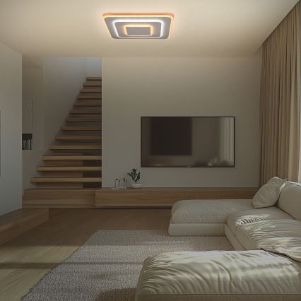 Brilagi - Світлодіодний регульований стельовий світильник MODERN LED/72W/230V 2700-6500K 46,6x46,6 см + дистанційне керування