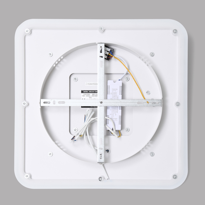 Brilagi - Світлодіодний регульований стельовий світильник MODERN LED/72W/230V 2700-6500K 46,6x46,6 см + дистанційне керування
