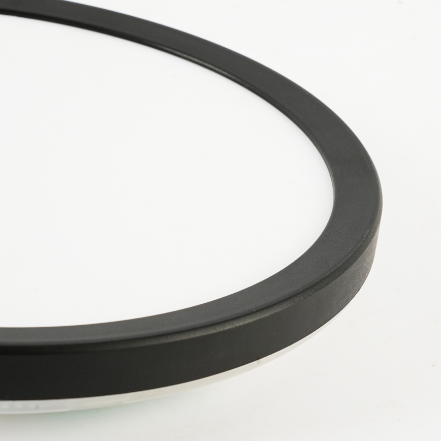 Brilagi - Світлодіодний регульований стельовий світильник ULTRA SLIM LED/18W/230V 2700-6500K діам. 30 см чорний + пульт дистанційного керування
