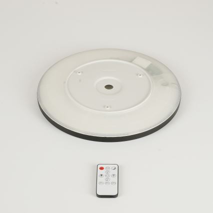Brilagi - Світлодіодний регульований стельовий світильник ULTRA SLIM LED/18W/230V 2700-6500K діам. 30 см чорний + пульт дистанційного керування