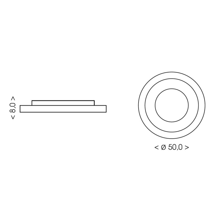 BRILAGI - LED затемнюваний дитячий стельовий світильник ASTRO LED/68W/230V 3000-6000K діаметр 50 см + пульт дистанційного керування