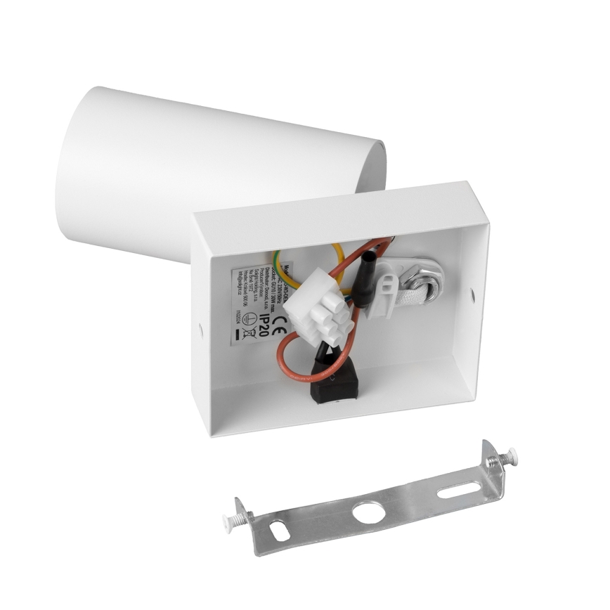 Brilagi - LED RGBW Димований настінний точковий світильник SELE 1xGU10/4,8W/230V 3000K білий + пульт дистанційного керування
