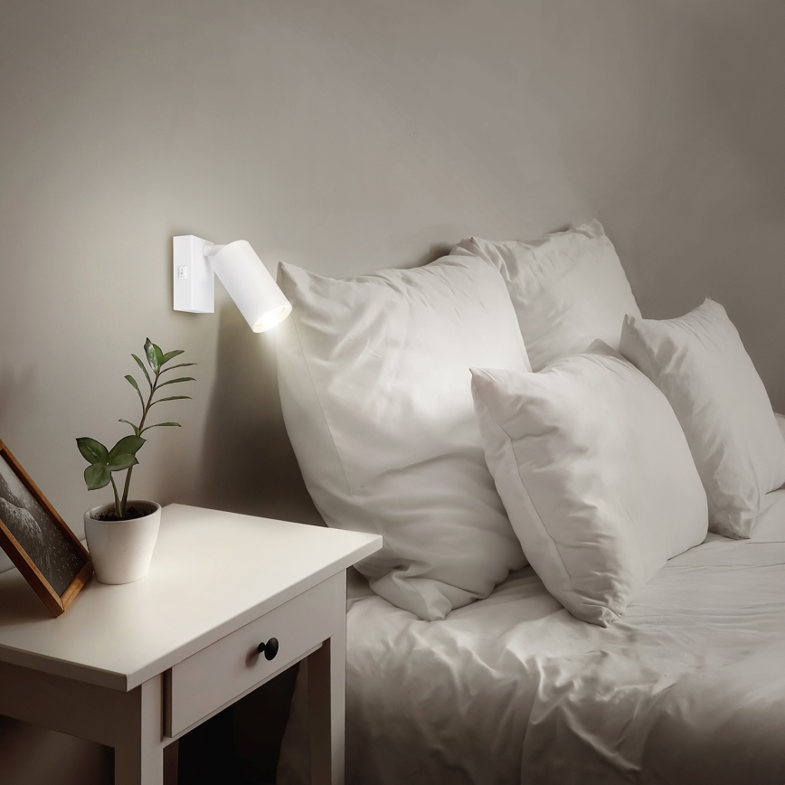 Brilagi - LED затемнюваний настінний точковий світильник SELE 1xGU10/6,5W/230V 2700-6500K білий