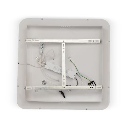 BRILAGI - LED стельовий світильник UNITY з регулюванням яскравості LED/75W/230V + 1xGU10/3W 3000-6000K 50x50 cm білий/чорний + пульт дистанційного керування