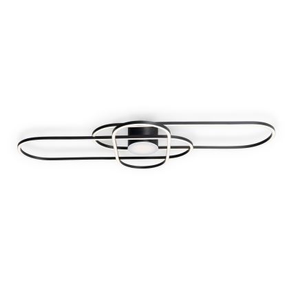 BRILAGI - LED стельний світильник з регулюванням яскравості APOLLO LED/58W/230V 3000-6500K 43,2x101,2 cm чорний + дистанційне керування