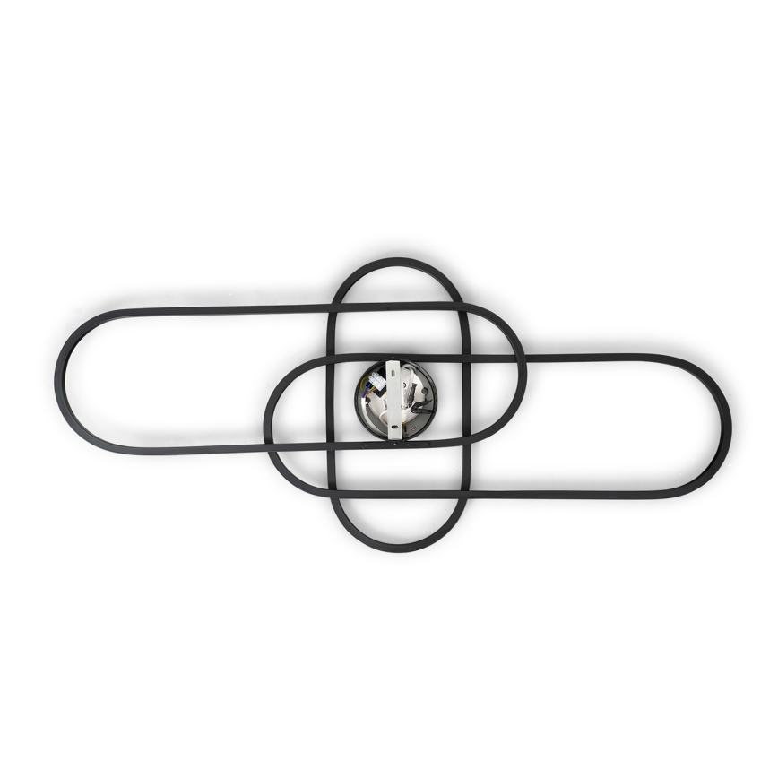 BRILAGI - LED стельний світильник з регулюванням яскравості APOLLO LED/58W/230V 3000-6500K 43,2x101,2 cm чорний + дистанційне керування