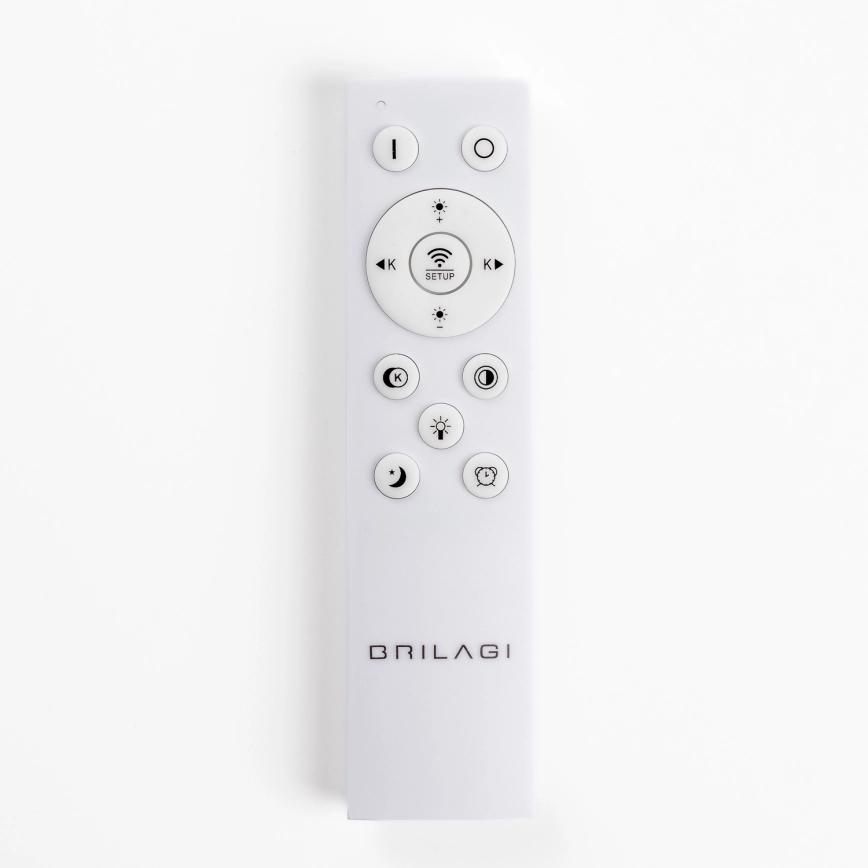BRILAGI - LED стельовий світильник із регулюванням яскравості FALCON SLIM LED/42W/230V 3000-6500K діам. 50 см білий/бежевий + дистанційне керування