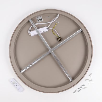 BRILAGI - LED стельовий світильник із регулюванням яскравості FALCON SLIM LED/42W/230V 3000-6500K діам. 50 см білий/бежевий + дистанційне керування
