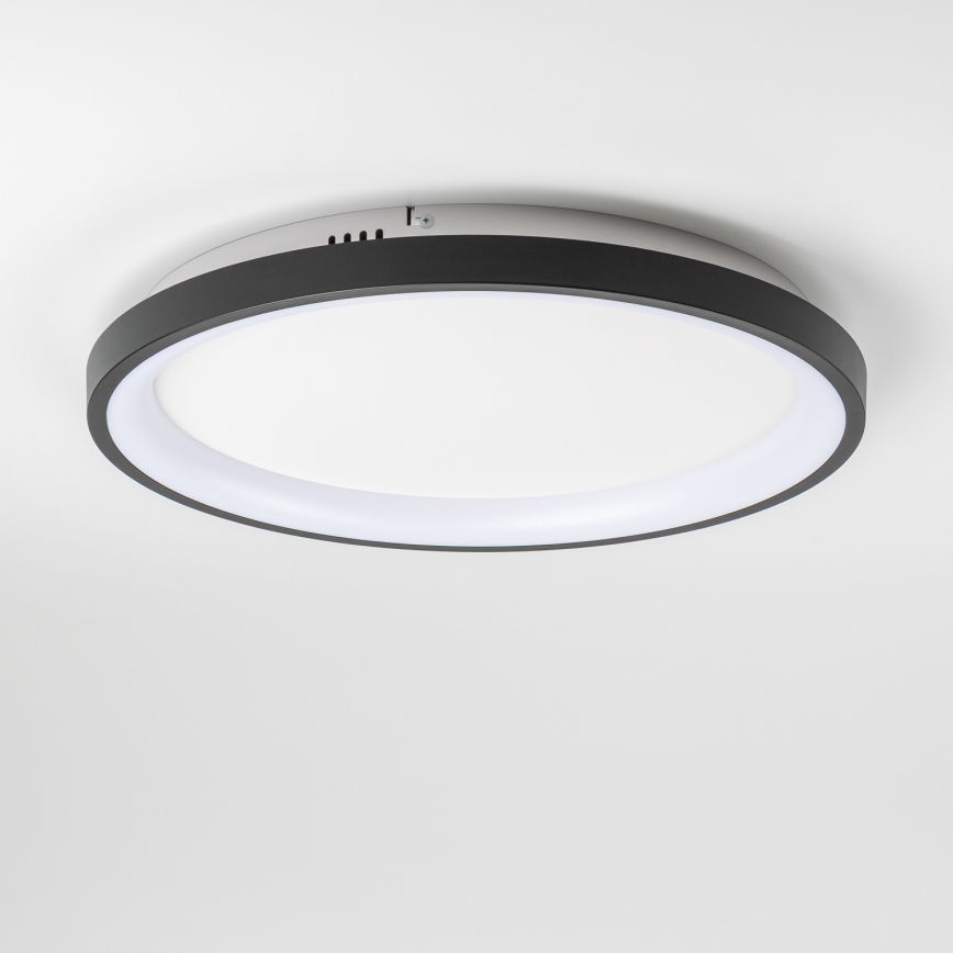 Brilagi - LED стельовий світильник з регулюванням яскравості FALCON SLIM LED/42W/230V 3000-6500K Ø 50 см чорний + дистанційне керування