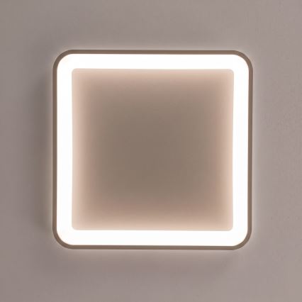 BRILAGI - LED стельовий світильник FALCON SLIM з регулюванням яскравості LED/50W/230V 3000-6500K 50x50 cm бежевий + дистанційне керування