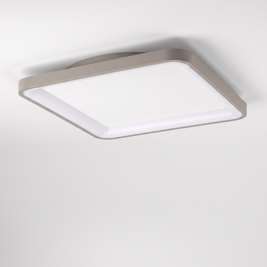 BRILAGI - LED димований стельовий світильник FALCON SLIM LED/50W/230V 3000-6500K 50x50 cm білий/бежевий + дистанційне керування