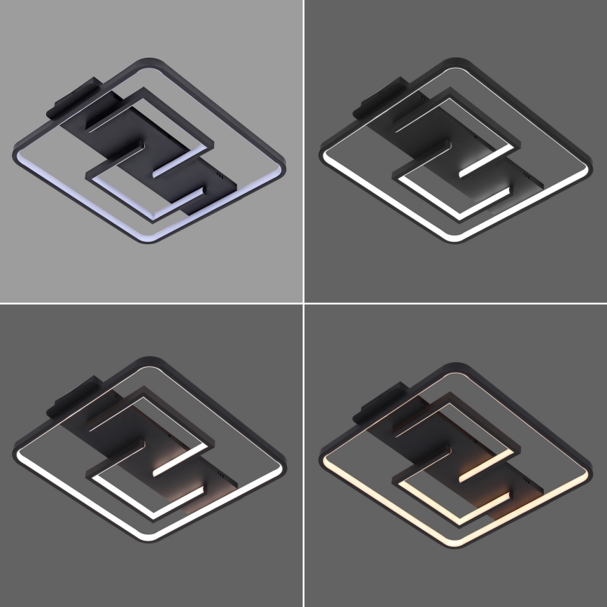 Brilagi - регульований LED стельовий світильник FLARE LED/34W/230V 48x48 cm 3000-6000K + пульт дистанційного керування