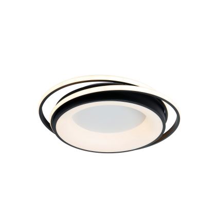 Brilagi - LED стельовий світильник FLARE з можливістю регулювання яскравості LED/84W/230V 3000-6000K 47x51 cm чорний + пульт дистанційного керування