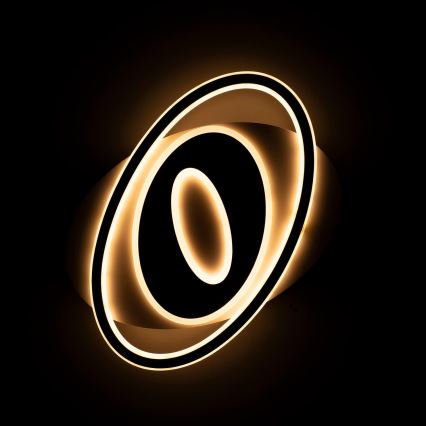 BRILAGI - димований стельовий світильник IRIS LED, 78 Вт, 230 В, 3000–6000 К, 37×49 см, білий, з дистанційним пультом