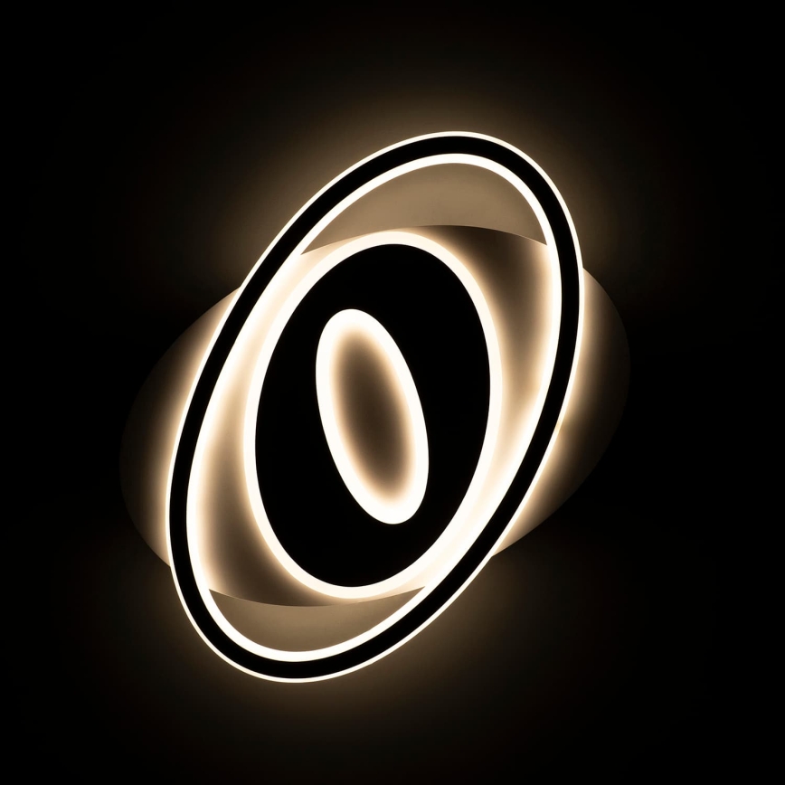 BRILAGI - димований стельовий світильник IRIS LED, 78 Вт, 230 В, 3000–6000 К, 37×49 см, білий, з дистанційним пультом