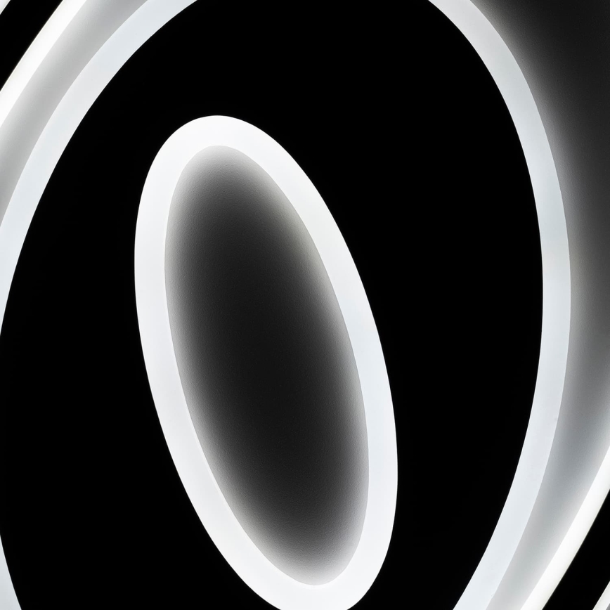 BRILAGI - димований стельовий світильник IRIS LED, 78 Вт, 230 В, 3000–6000 К, 37×49 см, білий, з дистанційним пультом