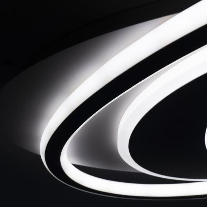 BRILAGI - димований стельовий світильник IRIS LED, 78 Вт, 230 В, 3000–6000 К, 37×49 см, білий, з дистанційним пультом