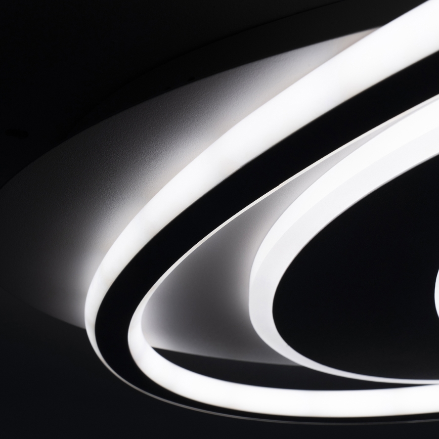 BRILAGI - димований стельовий світильник IRIS LED, 78 Вт, 230 В, 3000–6000 К, 37×49 см, білий, з дистанційним пультом