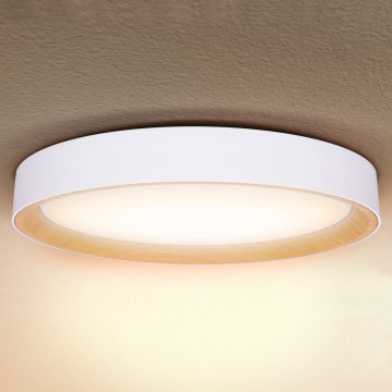 Brilagi - LED димований стельовий світильник LARIOS LED/72W/230V білий діаметром 59 см + пульт дистанційного керування