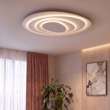 BRILAGI - LED стельовий світильник з регулюванням яскравості MODERN MAXI LED/87W/230V 3000-6000K 67x80 см + пульт дистанційного керування