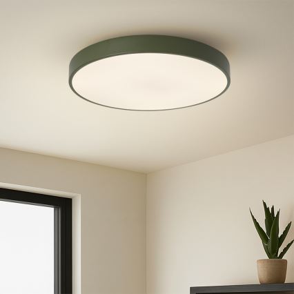Brilagi - LED стельовий світильник POOL LED/60W/230V 3000-6000K діаметром 50 см зелений + пульт дистанційного керування