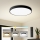 Brilagi - LED димований стельовий світильник POOL SMART LED/48W/230V 40 см 3000-6000K Wi-Fi Tuya + з пультом дистанційного керування чорний