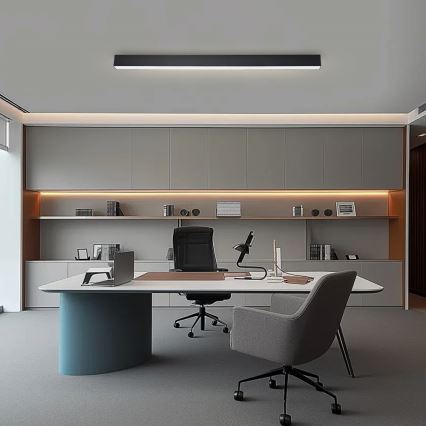 Brilagi - LED затемнюваний стельовий світильник SLEEKLINE SMART LED/40W/230V 3000-6000K Wi-Fi Tuya чорний + пульт дистанційного керування