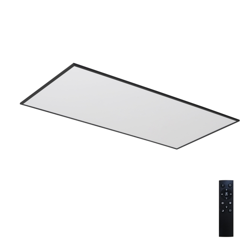 Brilagi - стельовий світильник LED з регулюванням яскравості SLIMFRAME LED/80W/230V 120x60 cm 3000-6000K чорний + пульт дистанційного керування