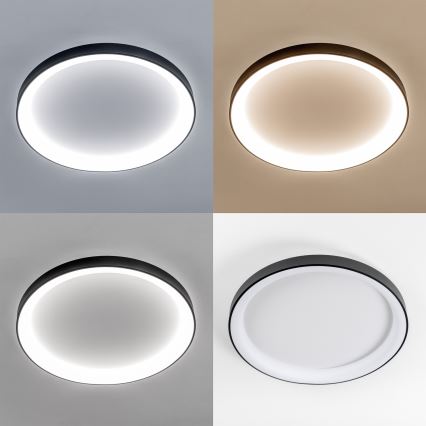 Brilagi - стельовий світильник LED із регульованою яскравістю FALCON II LED/108W/230V 3000–6500K діаметром 80 см чорний + пульт дистанційного керування