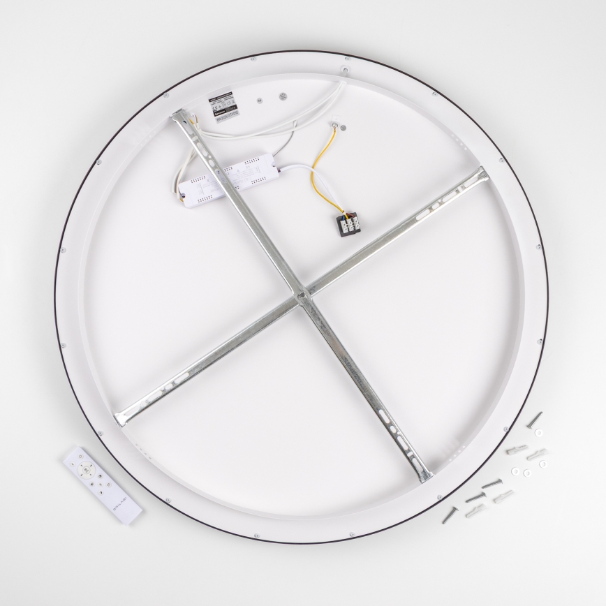 Brilagi - стельовий світильник LED із регульованою яскравістю FALCON II LED/108W/230V 3000–6500K діаметром 80 см чорний + пульт дистанційного керування