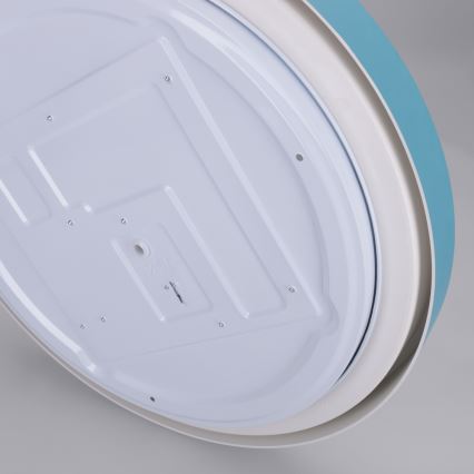 Brilagi - LED затемнюваний стельовий світильник MATTEO LED/48W/230V 3000-6500K, діаметр 41 см, бірюзовий + дистанційне керування