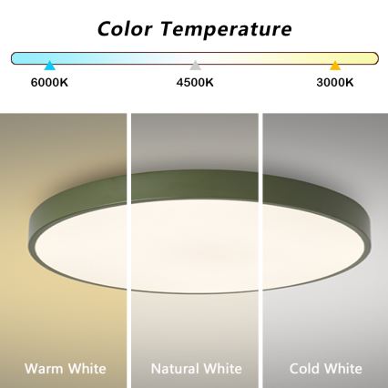 Brilagi - затемнюваний світильник POOL SMART LED/128W/230V, діаметр 100 см, Wi‑Fi Tuya + пульт дистанційного керування, зелений