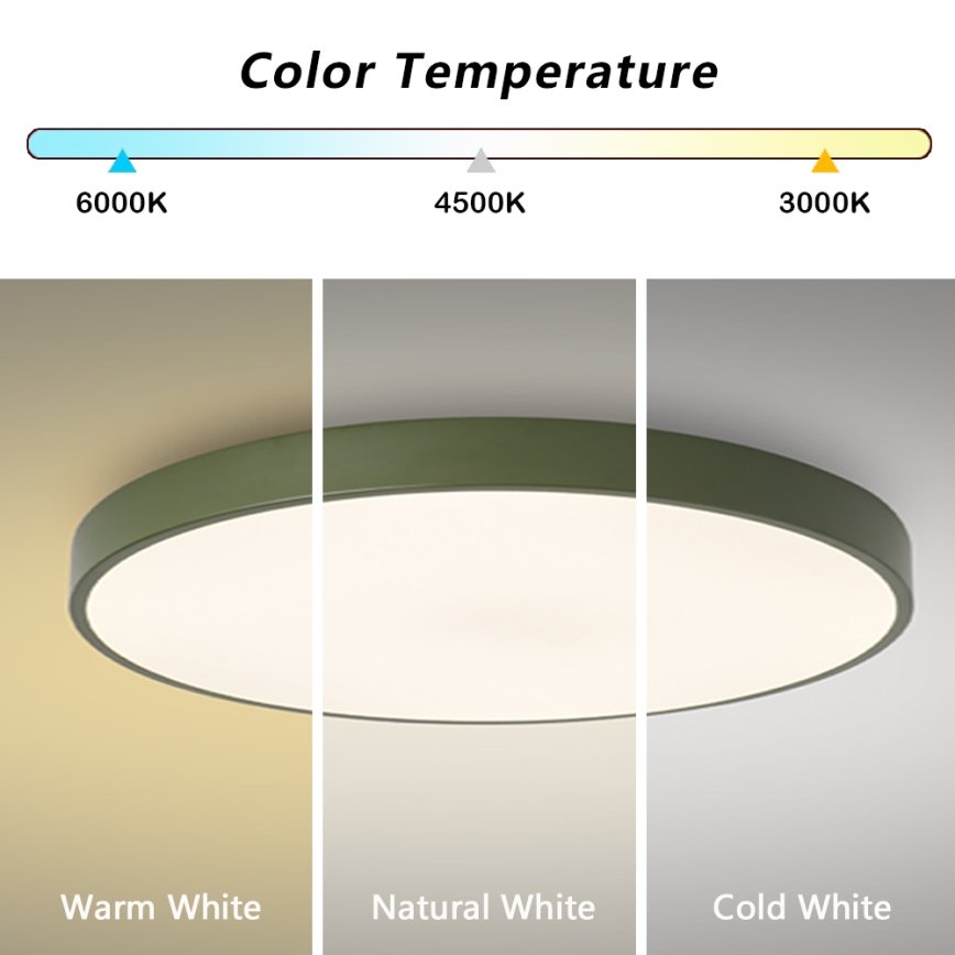 Brilagi - затемнюваний світильник POOL SMART LED/128W/230V, діаметр 100 см, Wi‑Fi Tuya + пульт дистанційного керування, зелений