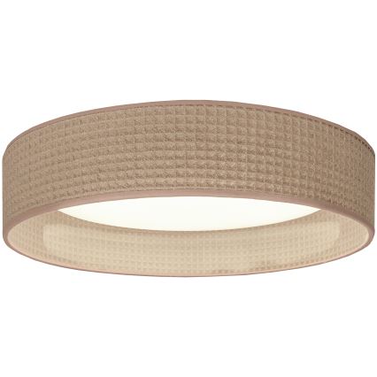 BRILAGI - LED стельовий світильник VELVET SMARTIX з регулюванням яскравості LED/24W/230V 3000-6000K, діаметр 45 см, бежевий, Wi-Fi Tuya Beacon + пульт дистанційного керування
