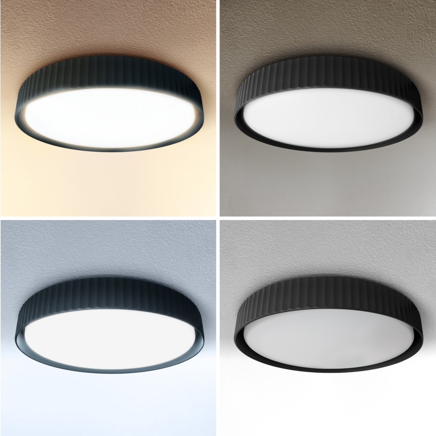 Brilagi - затемнюваний світлодіодний стельовий світильник LUCIA LED/60W/230V 3000-6500K діаметр 59 см чорний + пульт дистанційного керування