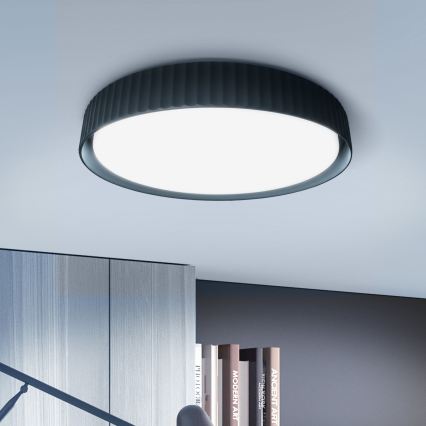Brilagi - затемнюваний світлодіодний стельовий світильник LUCIA LED/60W/230V 3000-6500K діаметр 59 см чорний + пульт дистанційного керування