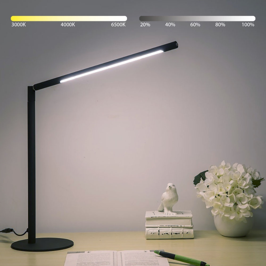 Brilagi - регульована сенсорна настільна лампа VARIO LED/7W/230V 3000-6500K CRI 96 чорна