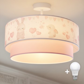 Brilagi-LED Дитяча накладна люстра BOBO 1xE27/60W/230V діаметр 40 см кремовий/рожевий/королівський