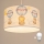 Brilagi - LED дитячий підвіс на шнурі BOBO 1xE27/10W/230V, діаметр 35 см, білий/із зображенням звіряток
