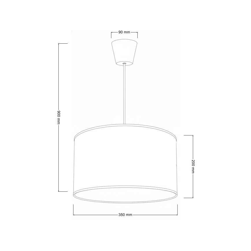 Brilagi - LED дитячий підвіс на шнурі BOBO 1xE27/10W/230V, діаметр 35 см, білий/із зображенням звіряток