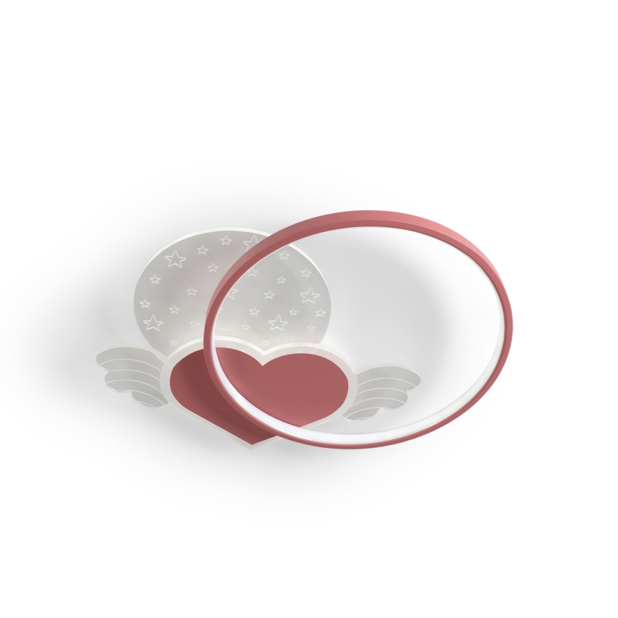 Brilagi - LED дитячий стельовий світильник LOVE LED/48W/230V 3000/4500/6000K рожевий