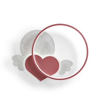 Brilagi - LED дитячий стельовий світильник LOVE LED/48W/230V 3000/4500/6000K рожевий