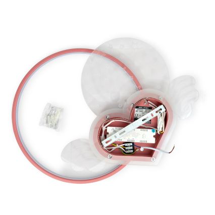 Brilagi - LED дитячий стельовий світильник LOVE LED/48W/230V 3000/4500/6000K рожевий