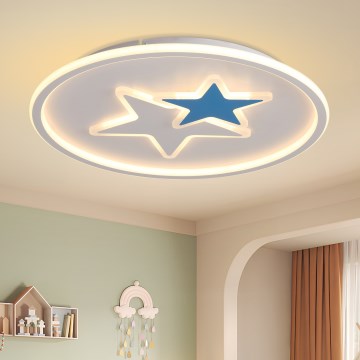 Brilagi - LED дитячий стельовий світильник STARS LED/35W/230V діаметр 53 см