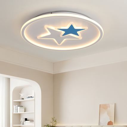 Brilagi - LED дитячий стельовий світильник STARS LED/35W/230V діаметр 53 см