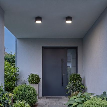 BRILAGI - LED точковий світильник для ванної кімнати SMOOTH 1xGX53/15W/230V 60x82 mm чорний IP54