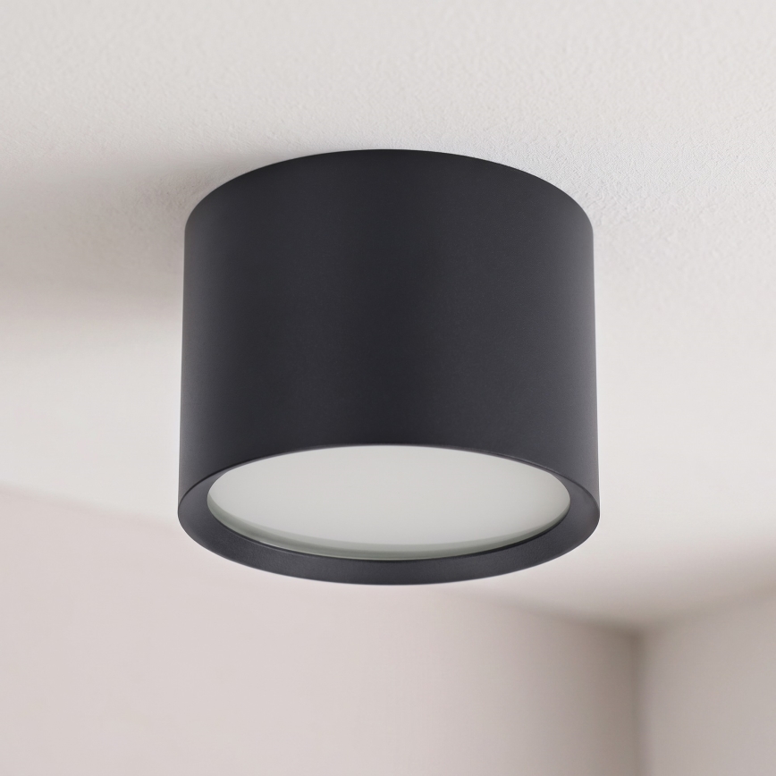 BRILAGI - LED точковий світильник для ванної кімнати SMOOTH 1xGX53/15W/230V 60x82 mm чорний IP54