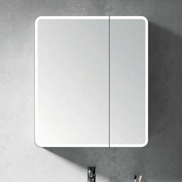 BRILAGI - LED дзеркальна шафка для ванної кімнати із підсвітленням NOTO DOUBLE 60x70 cm